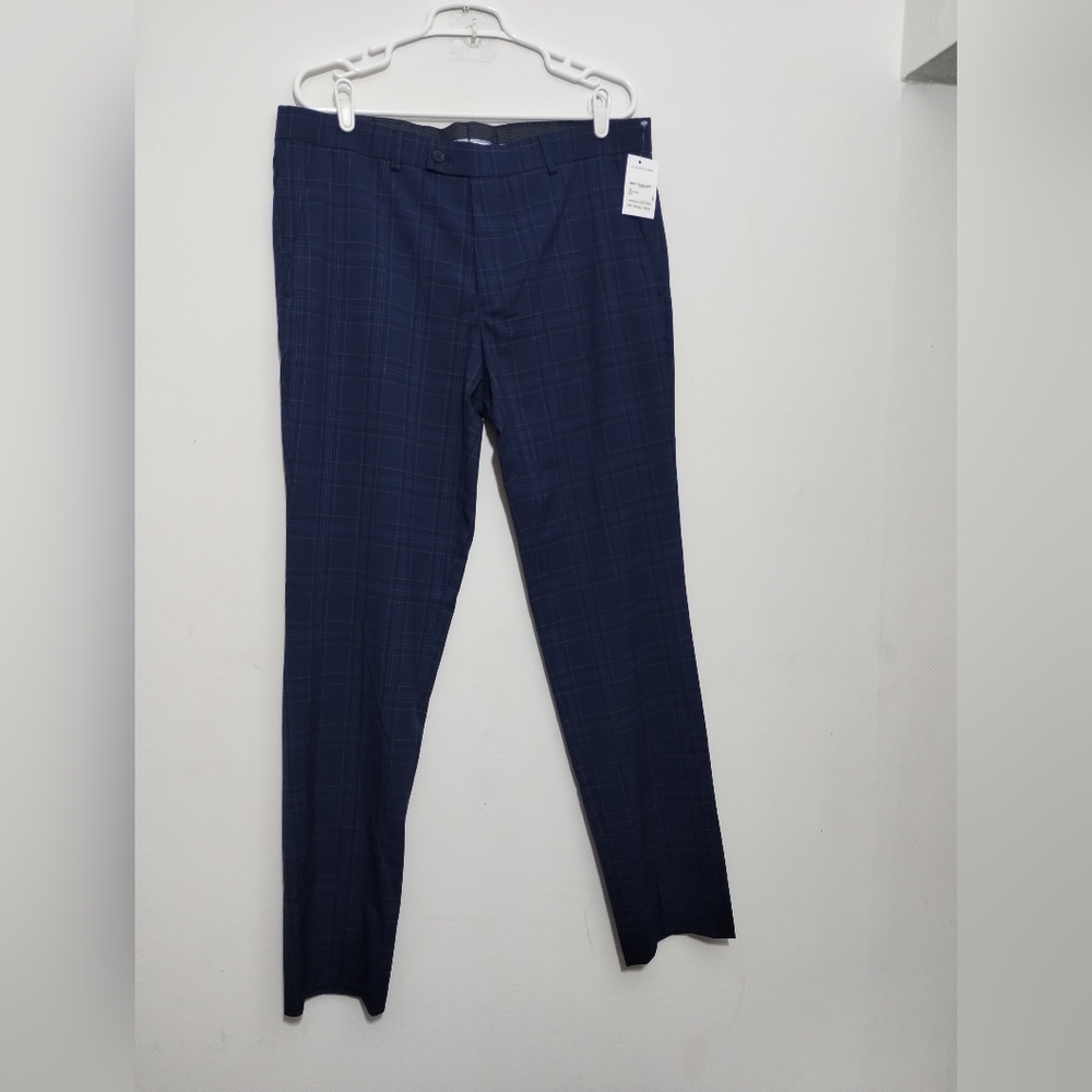 The Savile Row Company Plaid Men's 36 Waist Dress Pants Office Career - Picture 4 of 6